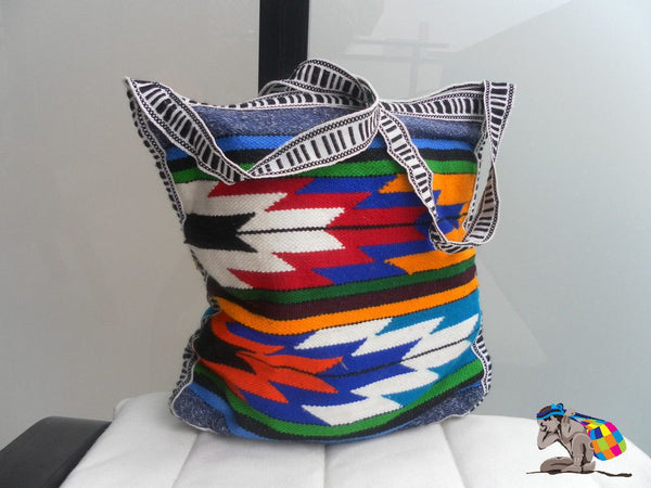 HANDMADE “kulur” ZIGZAG MESSENGER BAG