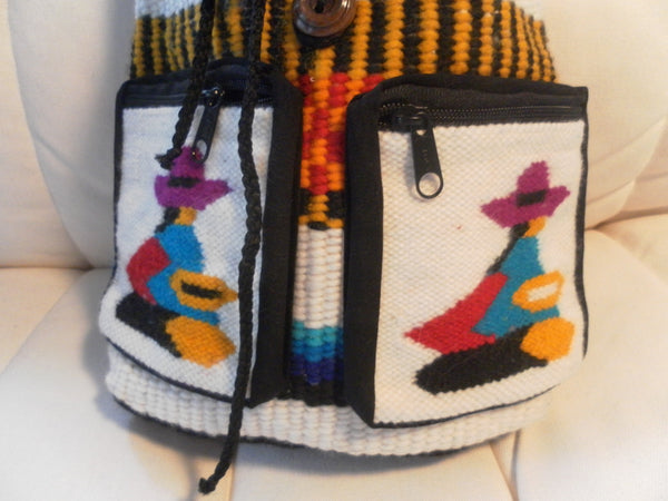 Handmade Mamaconda Wool Backpack
